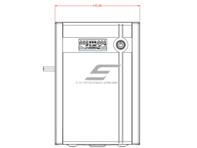 Nepertraukiamo elektros energijos maitinimo šaltinis | UPS | 1800W | 3000VA | Hikvision | DS-UPS3000 3