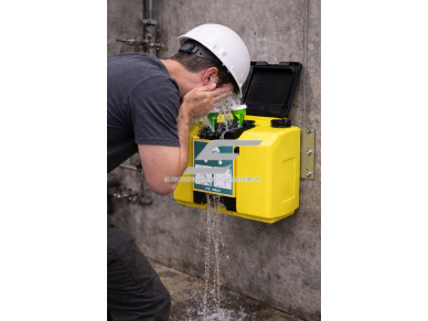 Avarinė akių plovimo stotelė | 30L vandens talpa | akių ir veido plovimas | sieninė | autonominė | 1.5 L/min | ABS plastikas | žalia 2 Avarinė akių plovimo stotelė | 30L vandens talpa | akių ir veido plovimas | sieninė | autonominė | 1.5 L/min | ABS plastikas | žalia 2