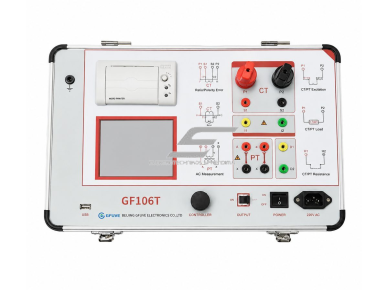 Nešiojamas CT/PT transformatorių testeris | srovės ir įtampos transformatorių analizatorius | 0–1000 A | 0–2500 V | tikslumas iki 0,2 % | USB | LCD 1