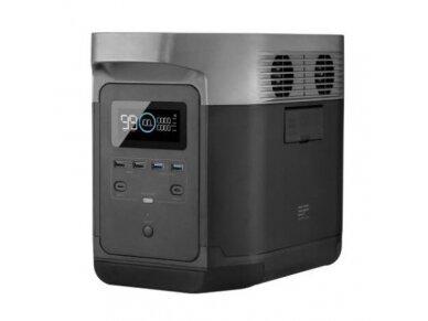 Nešiojamas rezervinis elektros energijos šaltinis | 1260Wh | AC išėjimas iki 1800W | juodas | EcoFlow | DELTA | 1ECO1300