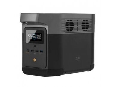 Nešiojamas rezervinis elektros energijos šaltinis | 882Wh | AC išėjimas iki 1400W | juodas | EcoFlow | DELTA MINI | 1ECO0882