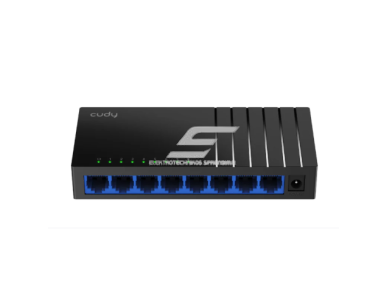 Nevaldomas Gigabit komutatorius 8 portai | plastikinis | 16Gbps | 11.9Mpps | 10/100/1000 Mbps | Plug & Play | SWITCH CUDY GS108D Nevaldomas Gigabit komutatorius 8 portai | plastikinis | 16Gbps | 11.9Mpps | 10/100/1000 Mbps | Plug & Play | SWITCH CUDY GS108D