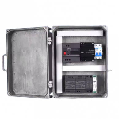 Electrical distribution cabinet | box | 370x332x164mm | surface-mounted | hermetic | aluminum | IP67 1 Electrical distribution cabinet | box | 370x332x164mm | surface-mounted | hermetic | aluminum | IP67 1