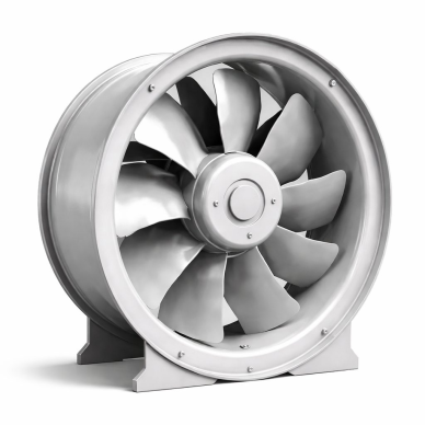 Rūpnieciskais aksiālais izplūdes ventilators | sprādziendrošs | 55 kW | 380 V | 50 000 m³/h | nerūsējošā tērauda lāpstiņas | sienas montāža vai brīvi stāvošs Rūpnieciskais aksiālais izplūdes ventilators | sprādziendrošs | 55 kW | 380 V | 50 000 m³/h | nerūsējošā tērauda lāpstiņas | sienas montāža vai brīvi stāvošs