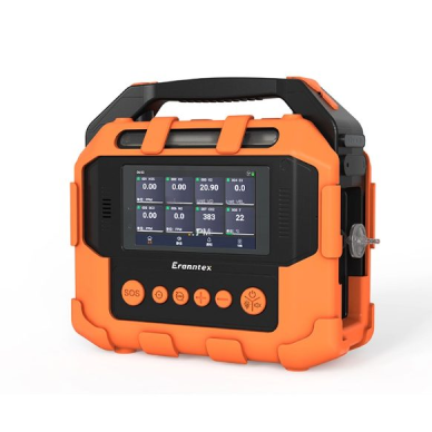 Pārnēsājams viedais 4-in-1 gāzu detektors ar sūkņa sistēmu | EX / H₂S / gaisa kvalitātes kontrole | 25 000 mAh | skaņas trauksmes režīms | ABS plastmasa Pārnēsājams viedais 4-in-1 gāzu detektors ar sūkņa sistēmu | EX / H₂S / gaisa kvalitātes kontrole | 25 000 mAh | skaņas trauksmes režīms | ABS plastmasa