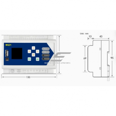Rogowski power and power quality analyzer | DIN rail mounted | with data logging | MODBUS TCP / RTU | MQ21 2 Rogowski power and power quality analyzer | DIN rail mounted | with data logging | MODBUS TCP / RTU | MQ21 2
