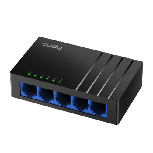 Nienadzorowany przełącznik Gigabit Ethernet 5 portów | do 10Gbps | 7.44Mpps | 10/100/1000 Mbps | Plug & Play | SWITCH CUDY GS105D Nienadzorowany przełącznik Gigabit Ethernet 5 portów | do 10Gbps | 7.44Mpps | 10/100/1000 Mbps | Plug & Play | SWITCH CUDY GS105D