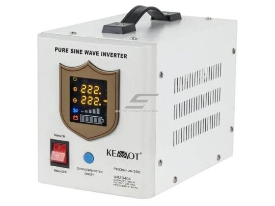 Nepertraukiamo maitinimo šaltinis | 700W | 12V/230VAC | sinusas | nešiojamas | baltas | KEMOT | URZ3406 | 5901890013109 Nepertraukiamo maitinimo šaltinis | 700W | 12V/230VAC | sinusas | nešiojamas | baltas | KEMOT | URZ3406 | 5901890013109