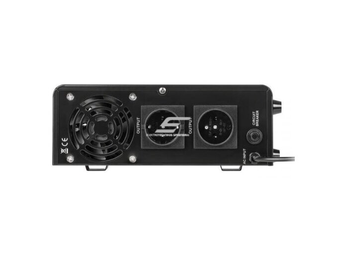 Nepertraukiamo maitinimo šaltinis | 500W | 12V/230VAC | sinusas | stacionarus | juodas | KEMOT | URZ3409 2 Nepertraukiamo maitinimo šaltinis | 500W | 12V/230VAC | sinusas | stacionarus | juodas | KEMOT | URZ3409 2