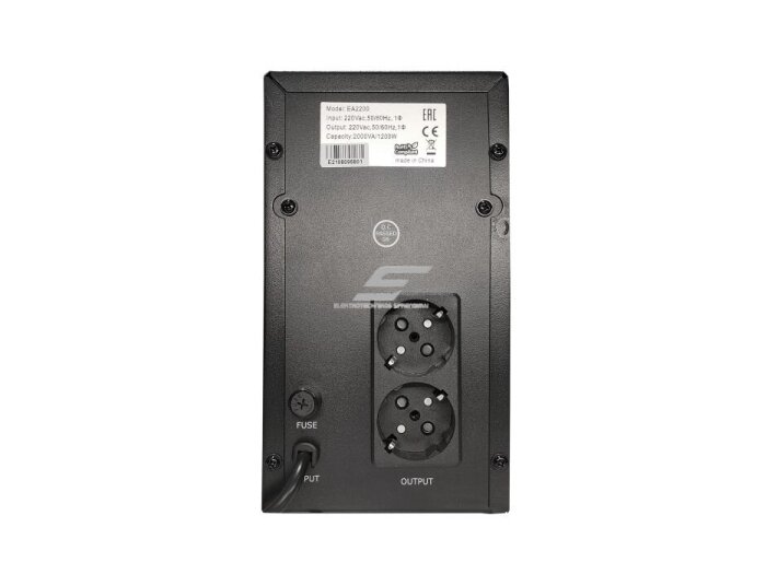 Nepertraukiamo elektros energijos maitinimo šaltinis | UPS | 1200W | 2000VA | East | EA2200 1 Nepertraukiamo elektros energijos maitinimo šaltinis | UPS | 1200W | 2000VA | East | EA2200 1