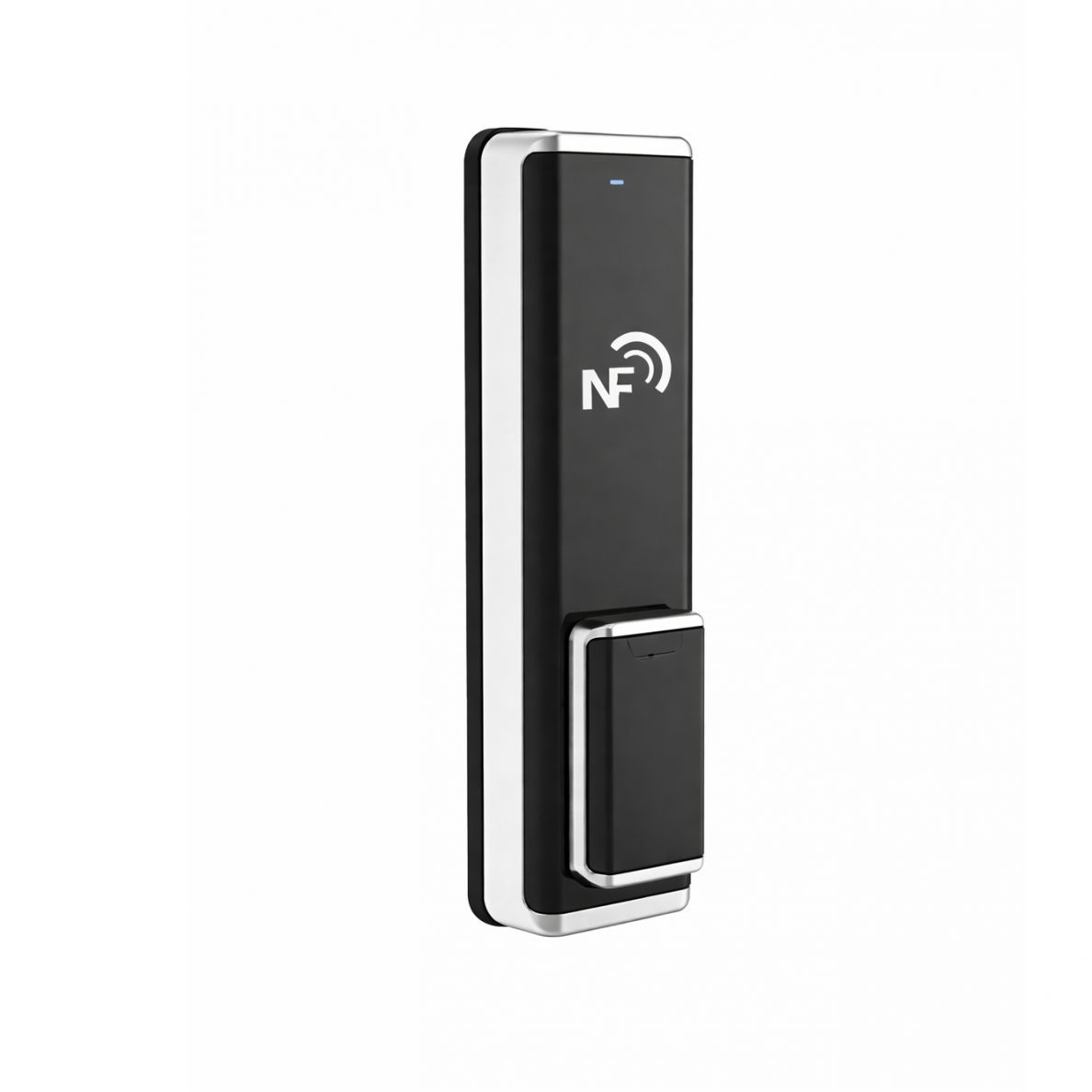 NFC smart lock for cabinets | battery-free | phone NFC unlocking | IP66 | 153x40x51.45mm | aluminum + ABS | black/silver 1 NFC smart lock for cabinets | battery-free | phone NFC unlocking | IP66 | 153x40x51.45mm | aluminum + ABS | black/silver 1
