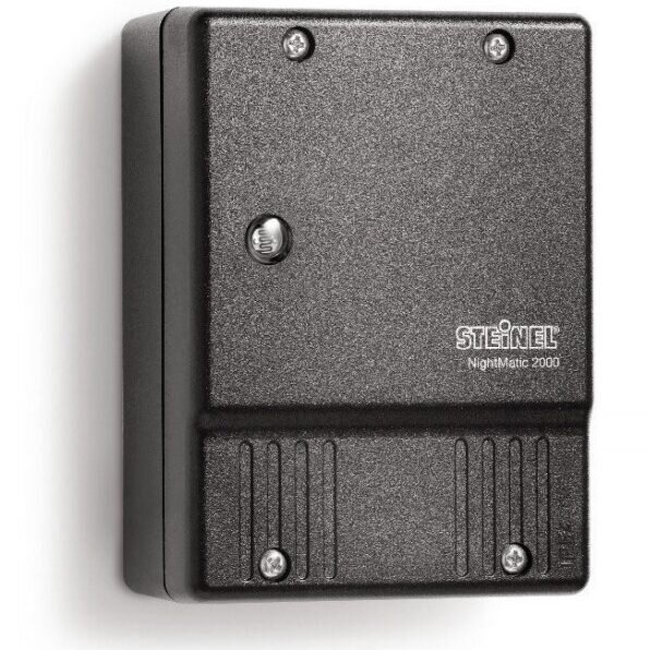 Photo relay with built-in sensor | wall-mounted | 1000 W | 230–240 V AC | 2–30 lx | IP54 | Steinel | NightMatic 2000