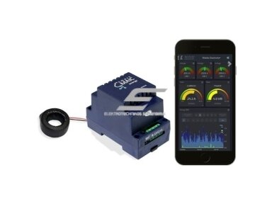Modulinis | išmanus elektros tinklo 230V analizatorius vienfazis | su srovės transformatoriumi CT | 100A | DIN | Wi-Fi | smart-MAIC | D101-1 Modulinis | išmanus elektros tinklo 230V analizatorius vienfazis | su srovės transformatoriumi CT | 100A | DIN | Wi-Fi | smart-MAIC | D101-1