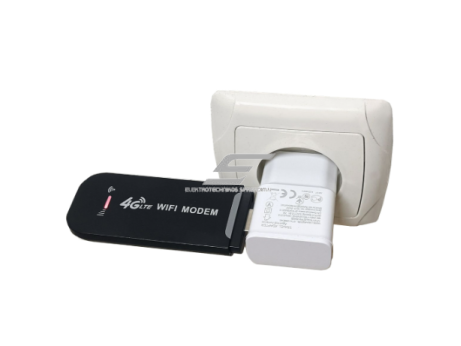 4G LTE Wi-Fi USB modemas | LTE B1/B3/B5 | Wi-Fi 2,4 GHz | iki 5 smart-MAIC įrenginių | Micro SIM | USB 5 V | smart-MAIC 1