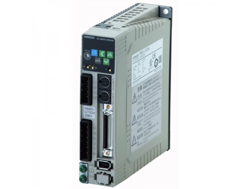 Servo pavaros valdiklis | 0,75kW | 7,1A | 200-300VAC | IP20 | R88D-GT08H | OMRON