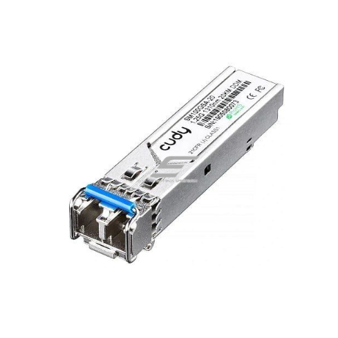 Optiline SFP transiiver | 1,25 Gbps | 1310 nm | LC Duplex pistik | kuni 20 km | Single Mode | hot-plug funktsioon | CUDY SM100GSA-20 Optiline SFP transiiver | 1,25 Gbps | 1310 nm | LC Duplex pistik | kuni 20 km | Single Mode | hot-plug funktsioon | CUDY SM100GSA-20