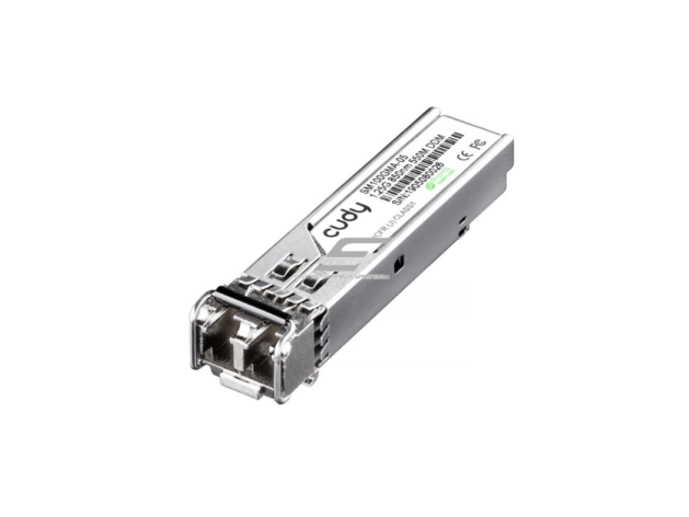 Optinis integruojamas keitiklis | 1,25 Gbps | Multi-Mode | 850 nm | LC | iki 550 m | metalinis korpusas | Hot-pluggable | Cudy SM100GMA-05