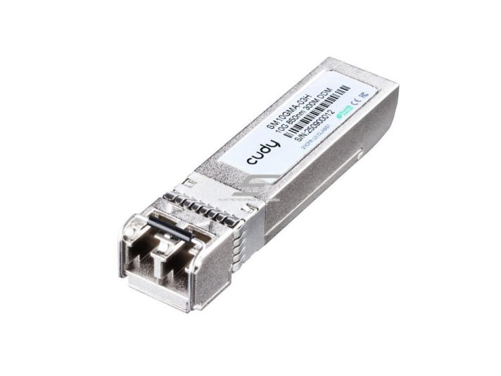 Optinis / varinis integruojamas keitiklis (SPF+) | 11.3 Gbps | 850 nm | Multi Mode | LC jungtis | iki 300 m | Hot-pluggable