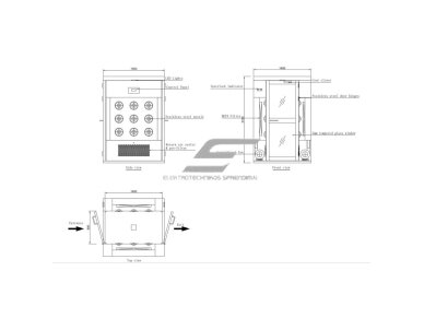 Sanitarinis praėjimo oro dušas | 2 durų | su 18 purkštukų | ≥20m/s | 380V | 1400x1500x2100mm | HEPA H13/H14 | nerūdijantis plienas 6 Sanitarinis praėjimo oro dušas | 2 durų | su 18 purkštukų | ≥20m/s | 380V | 1400x1500x2100mm | HEPA H13/H14 | nerūdijantis plienas 6