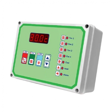 Air quality | microclimate controller | for 4 fan groups | for cooling | heating 2 Air quality | microclimate controller | for 4 fan groups | for cooling | heating 2