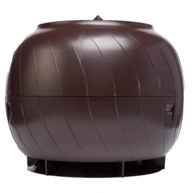 Statiskais ventilācijas deflektors Ø160 mm | bez kustīgām daļām | ABS/ASA UV | brūns 2 Statiskais ventilācijas deflektors Ø160 mm | bez kustīgām daļām | ABS/ASA UV | brūns 2