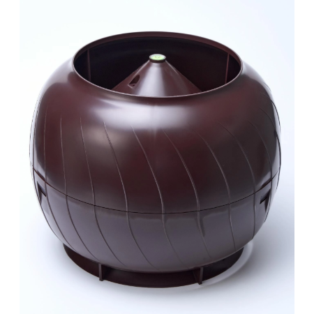 Statiskais ventilācijas deflektors Ø160 mm | bez kustīgām daļām | ABS/ASA UV | brūns Statiskais ventilācijas deflektors Ø160 mm | bez kustīgām daļām | ABS/ASA UV | brūns