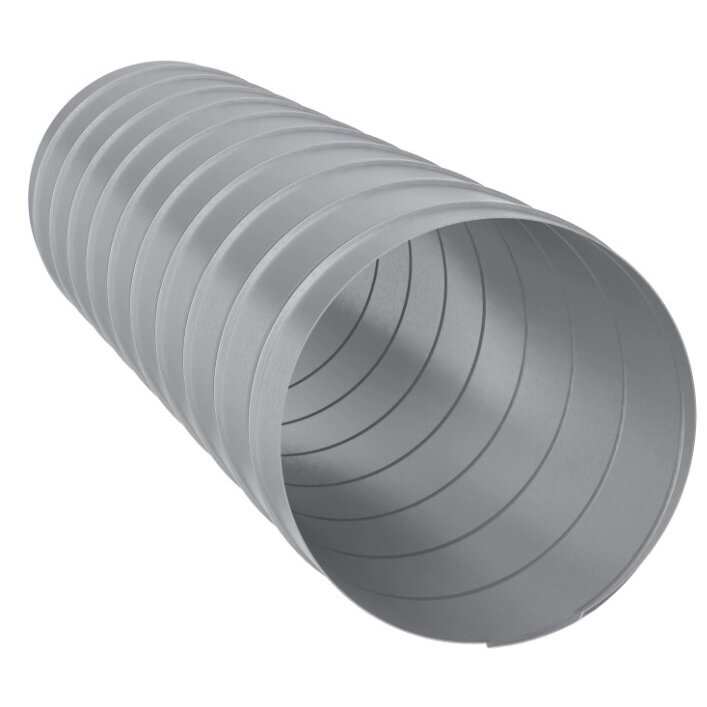 Cinkota tērauda gaisa vads | ventilācijai | ventilācijas sistēmām | D315mm | taisns | stingrs | 2m | sudraba krāsā | 315CP0,5O2000