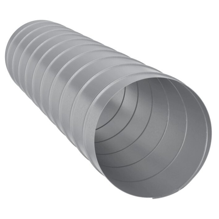 Galvanized steel air duct | for ventilation | ventilation systems | D250mm | straight | rigid | 2m | silver | 250CP0,5O2000