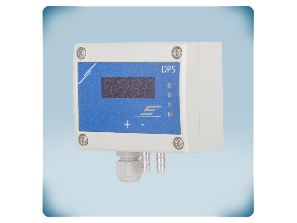 Pastovaus slėgio PI valdiklis ventiliatoriams su ekranu | 0-10000Pa | 0-10VDC/0-20mA/PWM | Modbus RTU | 24VAC/VDC | IP65 | Sentera Controls | DPSPG-10K 1