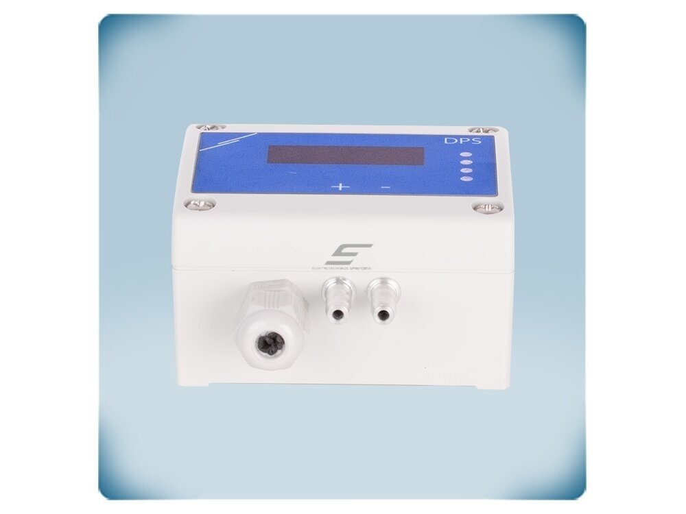 Pastovaus slėgio PI valdiklis ventiliatoriams su ekranu | 0-1000Pa | 0-10VDC/0-20mA/PWM | Modbus RTU | 24VAC/VDC | IP65 | Sentera Controls | DPSPG-1K0 3