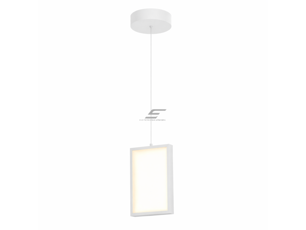 Pakabinamas LED šviestuvas | 4W | 3000K | 320lm | 120 x 200 x 1500mm | baltas | IP20 | Optonica PD4-A4