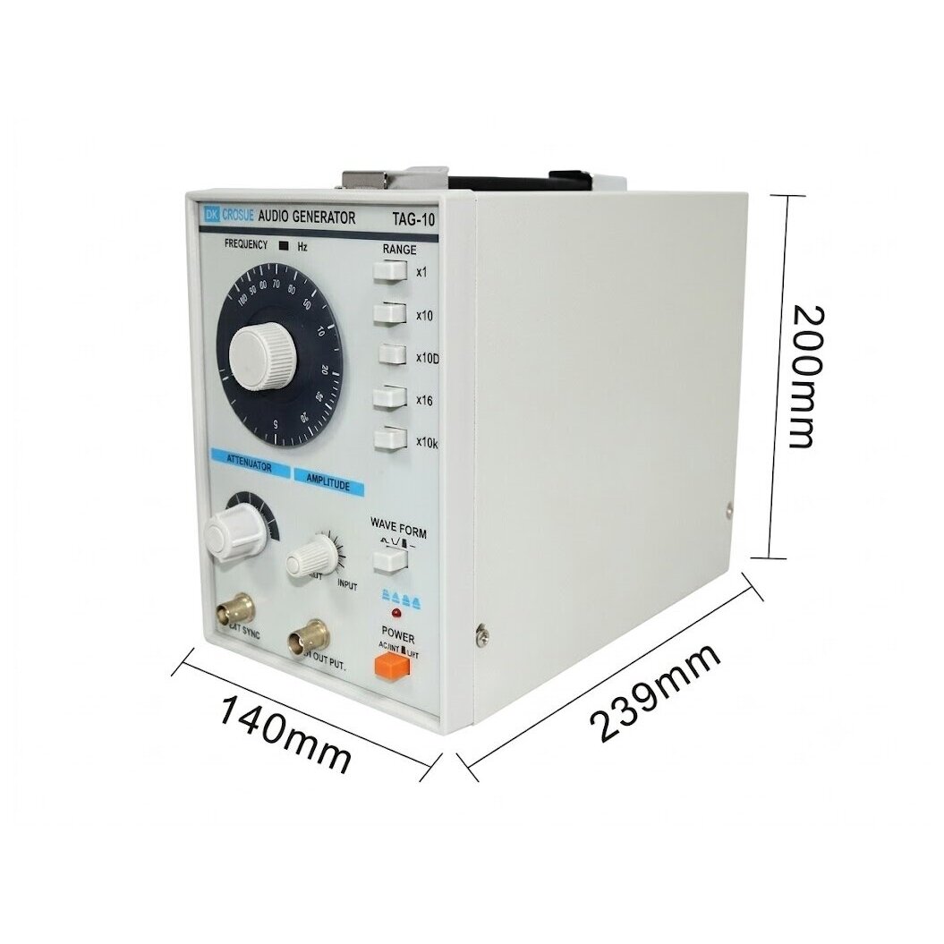 Low Frequency Signal Generator | Sine and Square Wave | 10 Hz–1 MHz | 600 Ω | For Audio and Electronics Testing 2