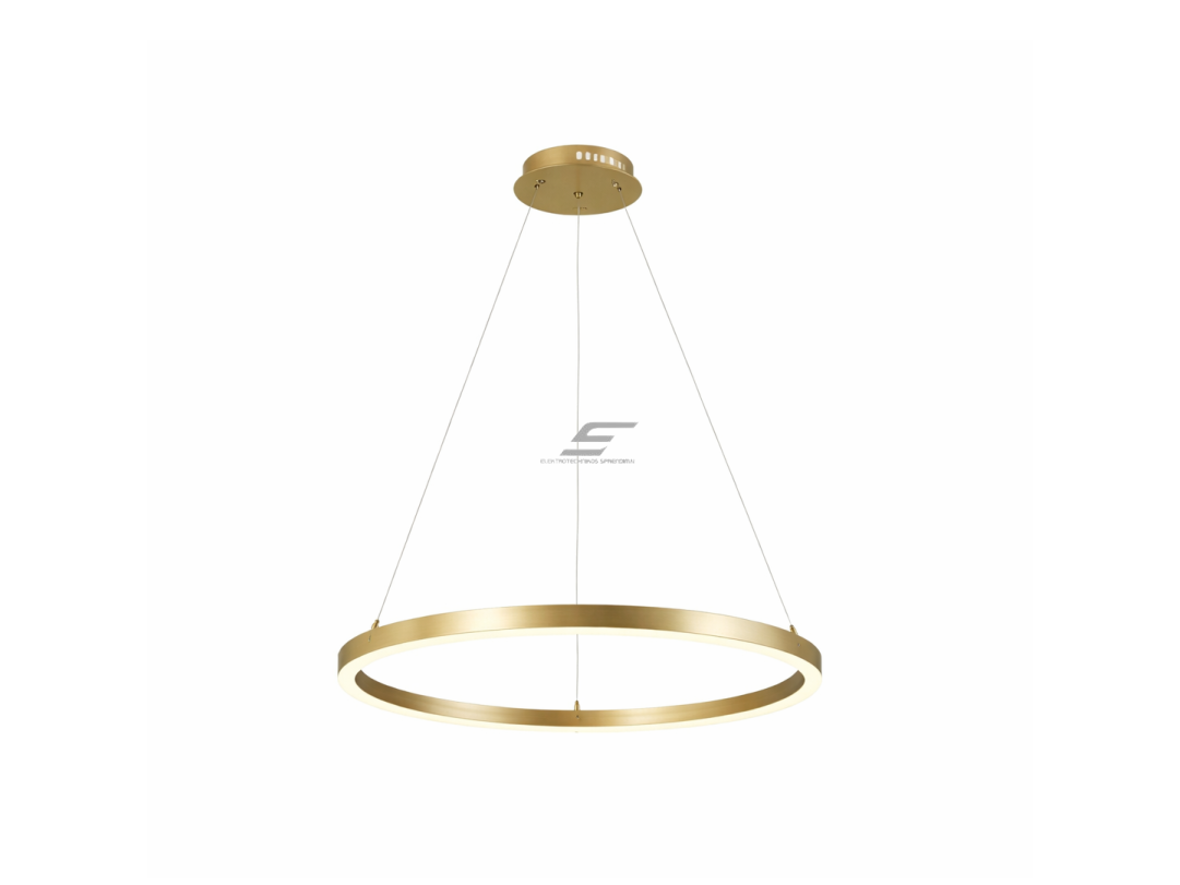 Pakabinamas LED šviestuvas | 22W | 3000K | 1760 lm | 600 x 400 mm | auksinis | IP20 | Optonica PD22-A4