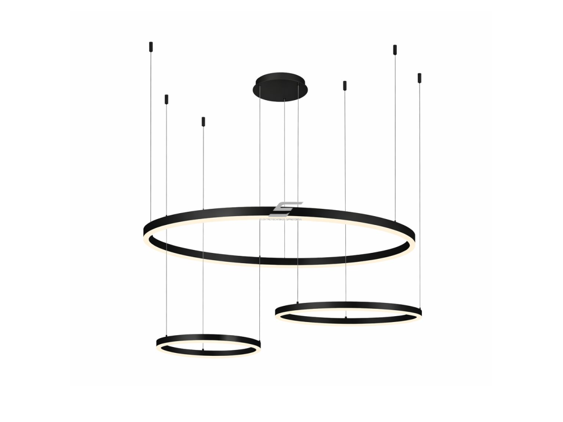 Pakabinamas LED šviestuvas | 70W | 3000K | 5600 lm | 800 x 40 mm | juodas | IP20 | Optonica PD70-A4
