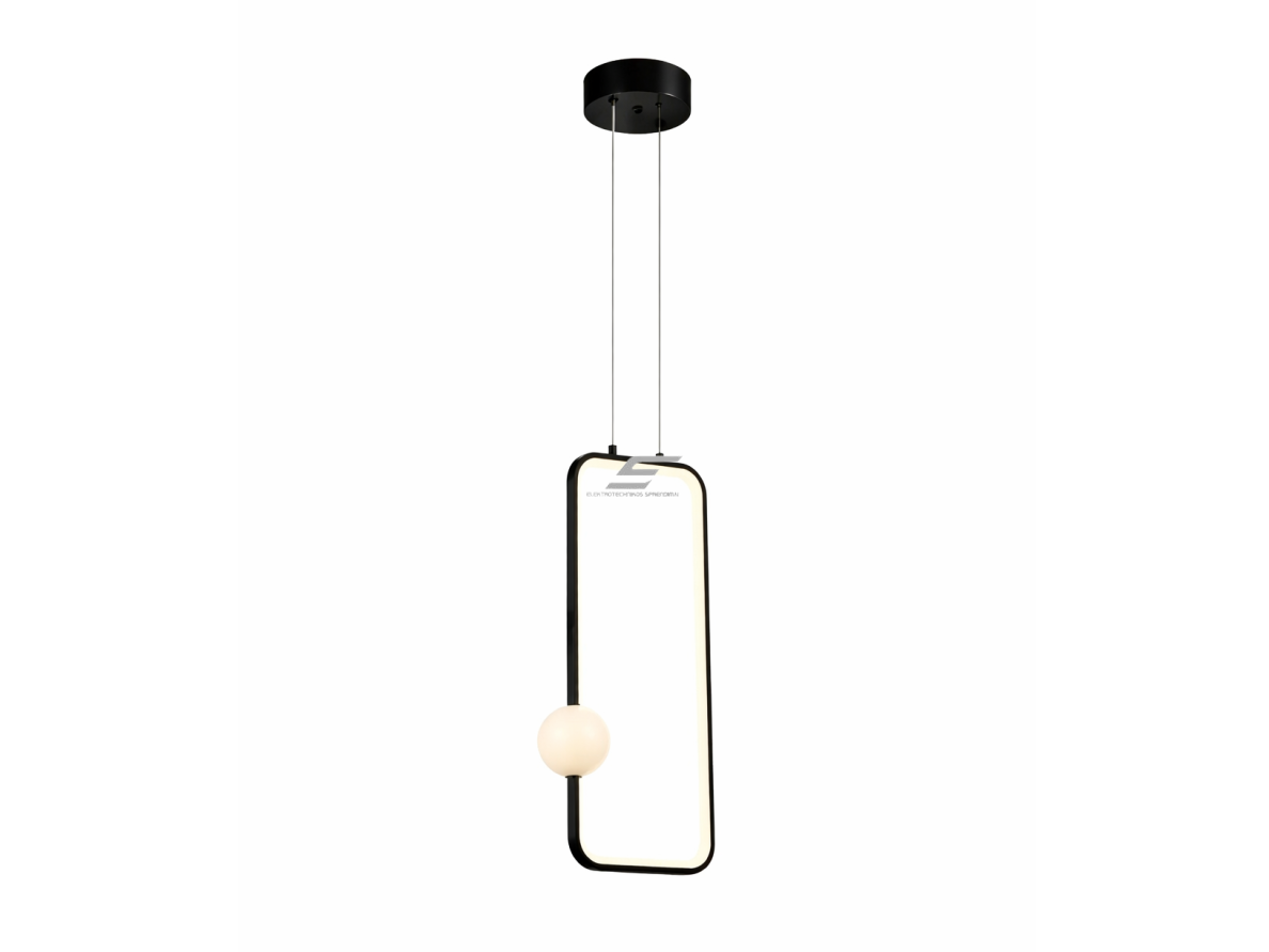 Pakabinamas LED šviestuvas | 15W | 3000K | 1200lm | 1050mm | juodo smėlio spalvos | IP20 | Optonica PD15-A4