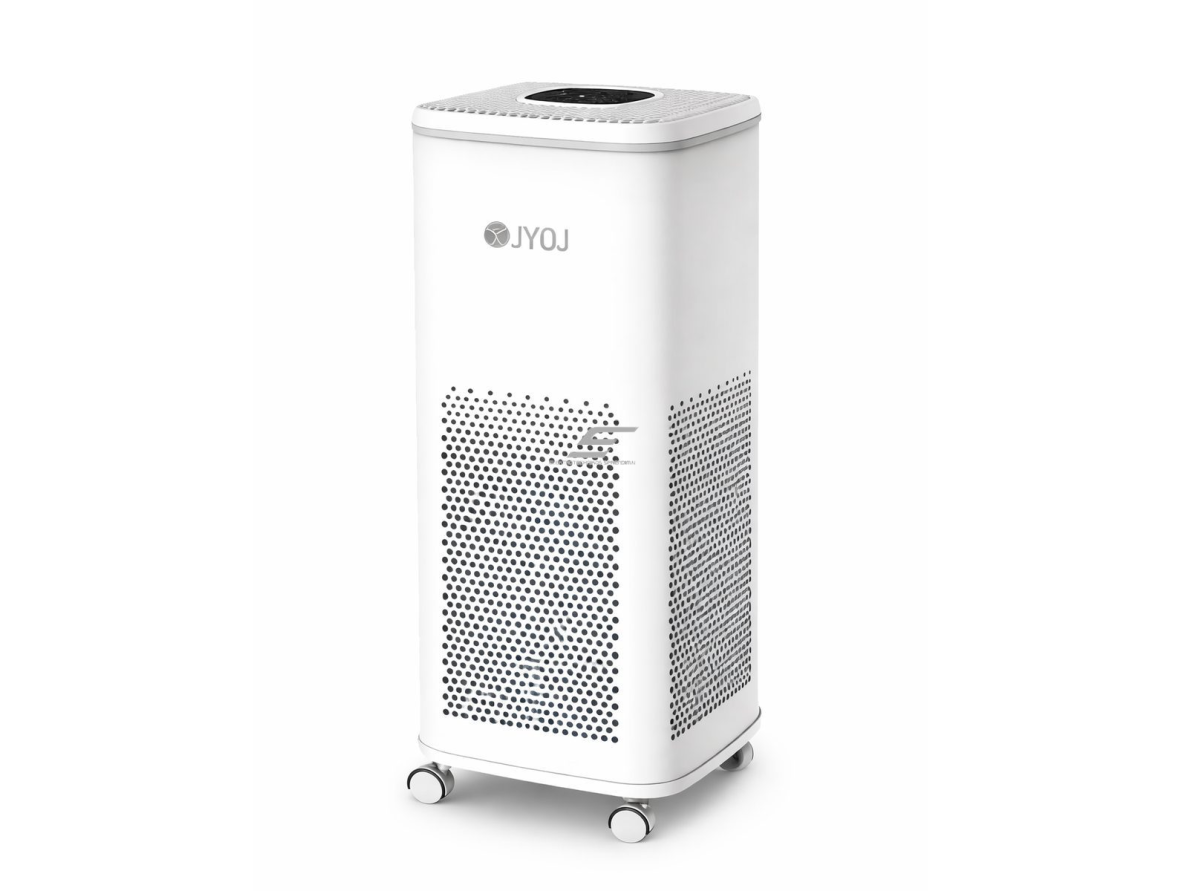 Nešiojamas elektrinis oro valytuvas | su HEPA filtru, UV sterilizacija ir jonizatoriumi | 1000 m³/h | 60W | 250x250x600mm | metalinis korpusas