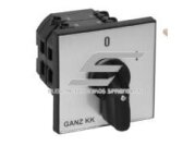 Paketinis jungiklis | perjungiklis | 0-1 | 11kW | 32A | 400V | IP20 | įmontuojamas | Ganz KK | KK1-32-9002