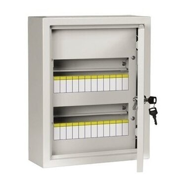 Rozdział energii elektrycznej | rozdzielnica modułowa | skrzynka | szafa | 24 moduły | 410x330x120mm | hermetyczna | natynkowa | stalowa | IP54 | IEK | MKM11-N-24-54-Z | 4606056087086 Rozdział energii elektrycznej | rozdzielnica modułowa | skrzynka | szafa | 24 moduły | 410x330x120mm | hermetyczna | natynkowa | stalowa | IP54 | IEK | MKM11-N-24-54-Z | 4606056087086