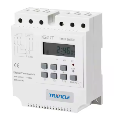 Modular/panel-mounted | digital time relay (timer) | weekly | programmable | three-phase | 16A | 380VAC | DIN