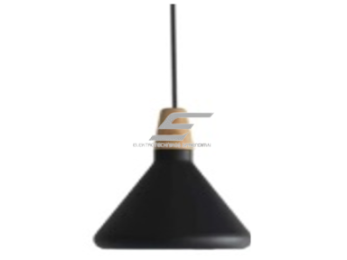 Pakabinamas šviestuvas | E27 | 1x20W | 230V | Ø180x250mm | su 1m kabeliu | be lempučių | IP20 | juodas korpusas | baltas vidus Pakabinamas šviestuvas | E27 | 1x20W | 230V | Ø180x250mm | su 1m kabeliu | be lempučių | IP20 | juodas korpusas | baltas vidus