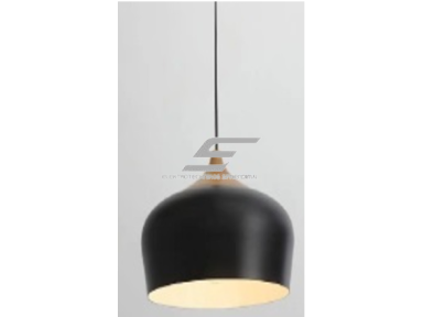 Pakabinamas šviestuvas | E27 | 1x35W | 230V | Ø300x130mm | su 1m kabeliu | be lempučių | IP20 | juodas korpusas | baltas vidus Pakabinamas šviestuvas | E27 | 1x35W | 230V | Ø300x130mm | su 1m kabeliu | be lempučių | IP20 | juodas korpusas | baltas vidus