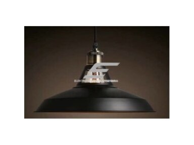 Pakabinamas šviestuvas | E27 | 1x35W | 230V | Ø310x200mm | su 1m kabeliu | be lempučių | IP20 | juodas Pakabinamas šviestuvas | E27 | 1x35W | 230V | Ø310x200mm | su 1m kabeliu | be lempučių | IP20 | juodas