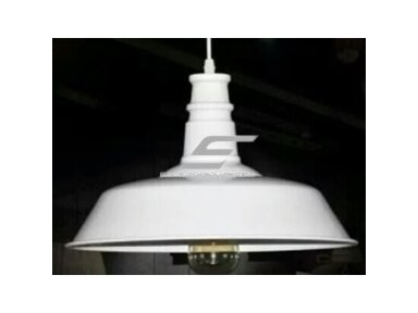 Pakabinamas šviestuvas | E27 | 1x35W | 230V | Ø360x260mm | su 1m kabeliu | be lempučių | IP20 | baltas Pakabinamas šviestuvas | E27 | 1x35W | 230V | Ø360x260mm | su 1m kabeliu | be lempučių | IP20 | baltas
