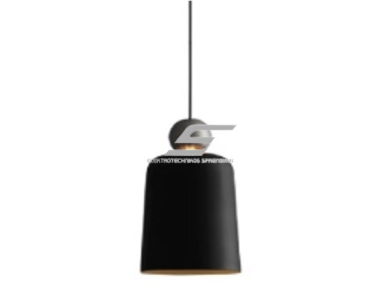 Pakabinamas šviestuvas | E27 | 1x35W | 230V | Ø230x410mm | su 1m kabeliu | be lempučių | IP20 | juodas korpusas | baltas vidus Pakabinamas šviestuvas | E27 | 1x35W | 230V | Ø230x410mm | su 1m kabeliu | be lempučių | IP20 | juodas korpusas | baltas vidus