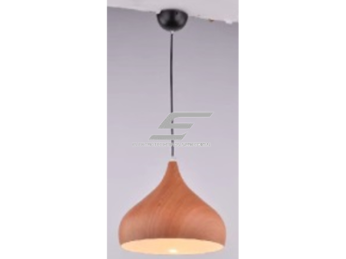 Pakabinamas šviestuvas | E27 | 1x35W | 230V | Ø320x260mm | su 1m kabeliu | be lempučių | IP20 | medžio imitacija Pakabinamas šviestuvas | E27 | 1x35W | 230V | Ø320x260mm | su 1m kabeliu | be lempučių | IP20 | medžio imitacija