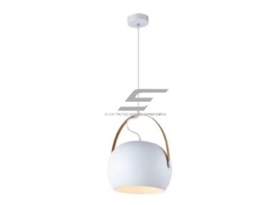 Pakabinamas šviestuvas | E27 | 1x35W | 230V | Ø280x160mm | su 1m kabeliu | be lempučių | IP20 | baltas Pakabinamas šviestuvas | E27 | 1x35W | 230V | Ø280x160mm | su 1m kabeliu | be lempučių | IP20 | baltas