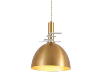 Pakabinamas šviestuvas | E27 | 1x35W | 230V | Ø300x250mm | su 1m kabeliu | be lempučių | IP20 | auksinis Pakabinamas šviestuvas | E27 | 1x35W | 230V | Ø300x250mm | su 1m kabeliu | be lempučių | IP20 | auksinis