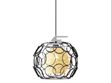 Pakabinamas šviestuvas | E27 | 1x35W | 230V | Ø300x180mm | su 1m kabeliu | be lempučių | IP20 | juodas Pakabinamas šviestuvas | E27 | 1x35W | 230V | Ø300x180mm | su 1m kabeliu | be lempučių | IP20 | juodas