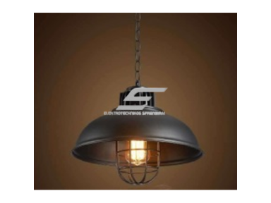 Pakabinamas šviestuvas | su grotelėmis | E27 | 1x35W | 230V | Ø360x200mm | su 1m kabeliu | be lempučių | IP20 | juodas Pakabinamas šviestuvas | su grotelėmis | E27 | 1x35W | 230V | Ø360x200mm | su 1m kabeliu | be lempučių | IP20 | juodas