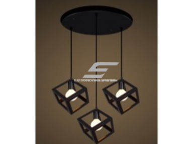 Pakabinamas šviestuvas | su figūromis | E27 | 3x35W | 230V | 180mm | su 1m kabeliu | be lempučių | IP20 | juodas Pakabinamas šviestuvas | su figūromis | E27 | 3x35W | 230V | 180mm | su 1m kabeliu | be lempučių | IP20 | juodas